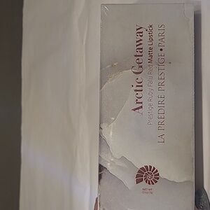 NWT Prestige Even Solitude Matte Lipstick Color Ruby Falu Red